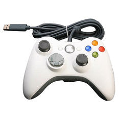 Usb con cable controlador de juego gamepad pad para xbox 360 blanco